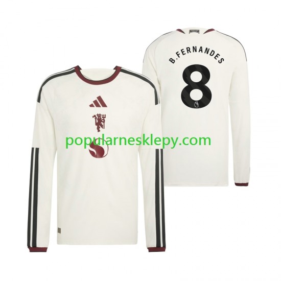 Koszulka Długi Męska Manchester United Trzeci strój Bruno Fernandes 8 2026-2027