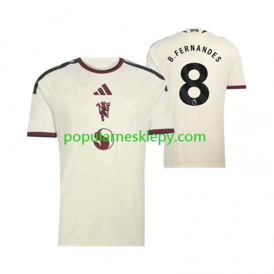 Koszulka Krótka Męska Manchester United Trzeci strój Bruno Fernandes 8 2026-2027