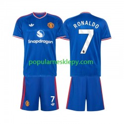 Koszulka Krótka dla Dzieci Manchester United Drugi strój Cristiano Ronaldo 7 2026-2027