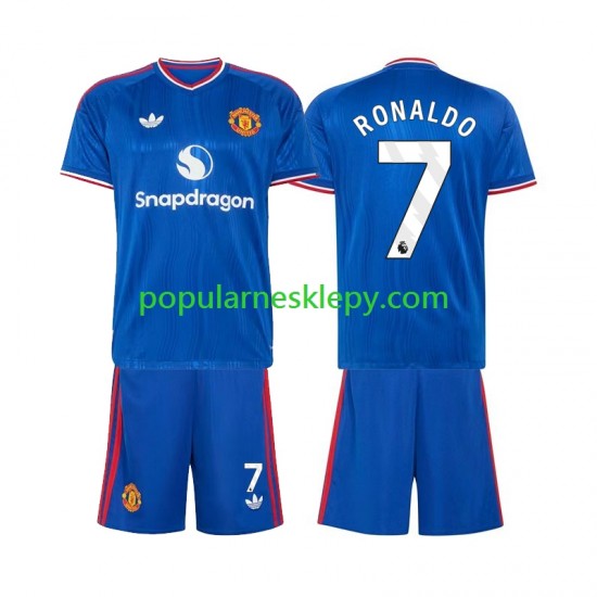 Koszulka Krótka dla Dzieci Manchester United Drugi strój Cristiano Ronaldo 7 2026-2027 Koszulka Krótka dla Dzieci Manchester United Drugi strój Cristiano Ronaldo 7 2026-2027