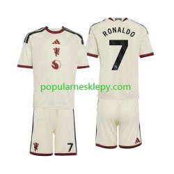 Koszulka Krótka dla Dzieci Manchester United Trzeci strój Cristiano Ronaldo 7 2026-2027