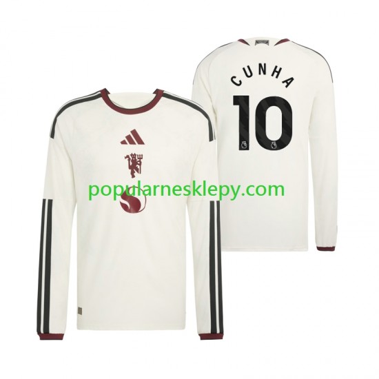 Koszulka Długi Męska Manchester United Trzeci strój Matheus Cunha 10 2026-2027