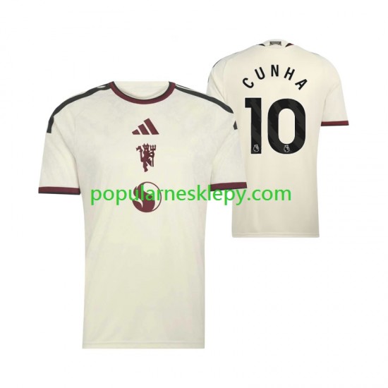 Koszulka Krótka Męska Manchester United Trzeci strój Matheus Cunha 10 2026-2027