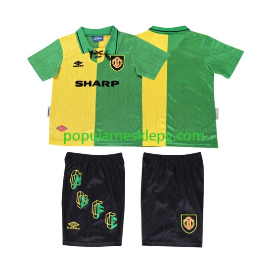 Koszulka Krótka dla Dzieci Manchester United Trzeci strój Retro 1992 1994