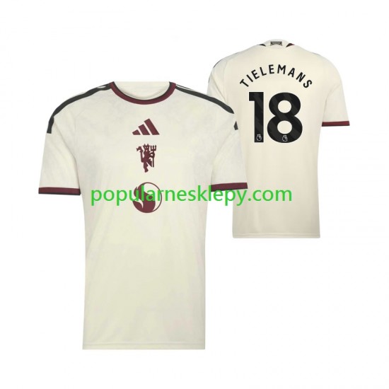 Koszulka Krótka Męska Manchester United Trzeci strój Youri Tielemans 18 2026-2027 Koszulka Krótka Męska Manchester United Trzeci strój Youri Tielemans 18 2026-2027