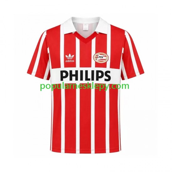 Koszulka Krótka Męska PSV Eindhoven Pierwszy strój Retro 1990