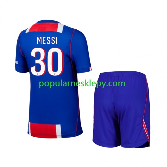 Koszulka Krótka dla Dzieci Paris Saint-Germain Pierwszy strój Lionel Messi 30 2026-2027