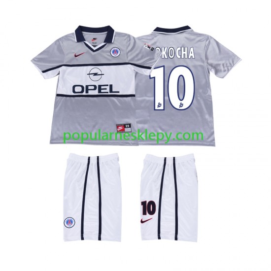 Koszulka Krótka dla Dzieci Paris Saint-Germain Drugi strój OKOCHA 10 Retro 2000 2001 Koszulka Krótka dla Dzieci Paris Saint-Germain Drugi strój OKOCHA 10 Retro 2000 2001