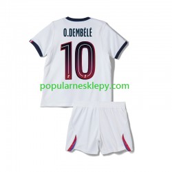 Koszulka Krótka dla Dzieci Paris Saint-Germain Drugi strój Ousmane Dembele 10 2026-2027
