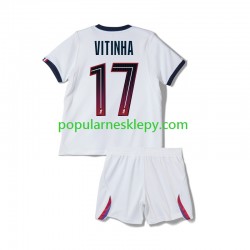 Koszulka Krótka dla Dzieci Paris Saint-Germain Drugi strój Vitinha 17 2026-2027