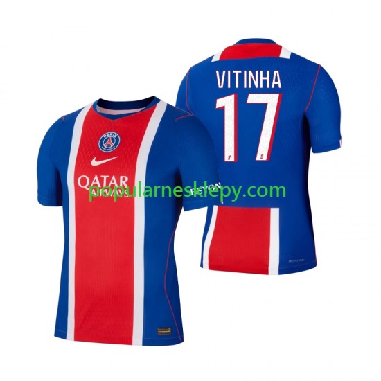 Koszulka Krótka Męska Paris Saint-Germain Pierwszy strój Vitinha 17 2026-2027
