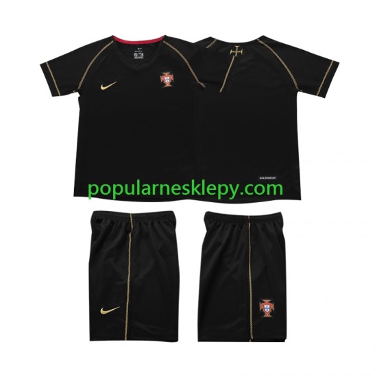 Koszulka Krótka dla Dzieci Reprezentacji Portugalii Drugi strój Retro 2006