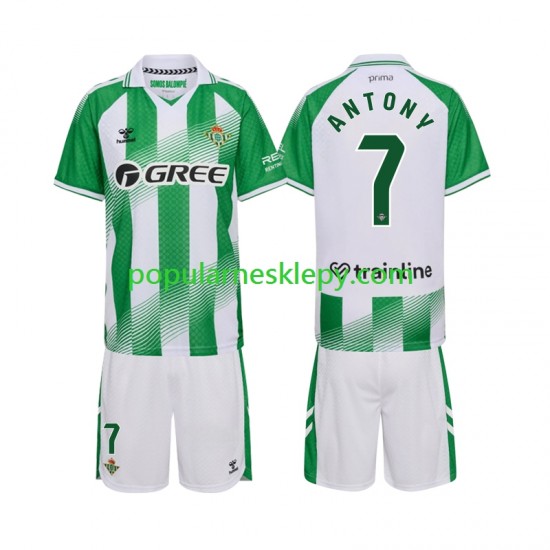 Koszulka Krótka dla Dzieci Real Betis Pierwszy strój Anthoy 7 2026-2027