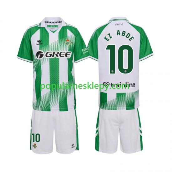 Koszulka Krótka dla Dzieci Real Betis Pierwszy strój Ez Abde 10 2026-2027