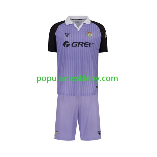 Koszulka Krótka dla Dzieci Bramkarz Real Betis Pierwszy strój Retro 2025-2026