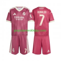 Koszulka Krótka dla Dzieci Real Madryt Trzeci strój Cristiano Ronaldo 7 2026-2027