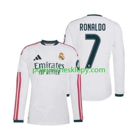 Koszulka Długi Męska Real Madryt Pierwszy strój Cristiano Ronaldo 7 2026-2027