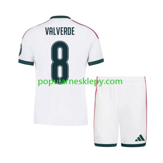 Koszulka Krótka dla Dzieci Real Madryt Pierwszy strój Federico Valverde 8 2026-2027 Koszulka Krótka dla Dzieci Real Madryt Pierwszy strój Federico Valverde 8 2026-2027