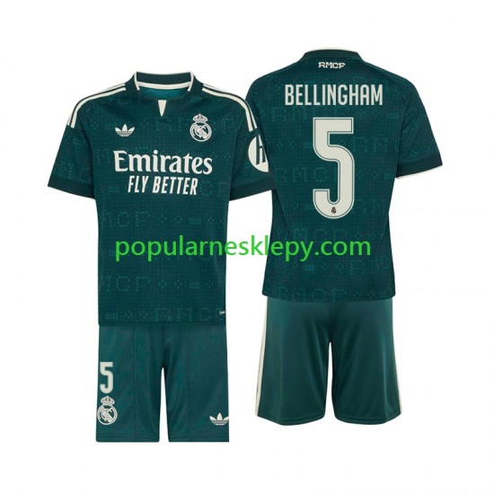 Koszulka Krótka dla Dzieci Real Madryt Drugi strój Jude Bellingham 5 2026-2027