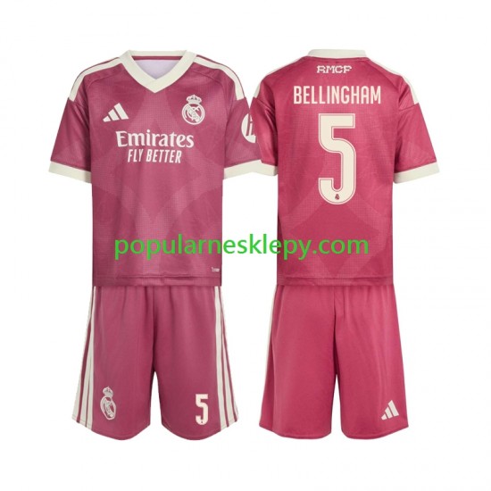 Koszulka Krótka dla Dzieci Real Madryt Trzeci strój Jude Bellingham 5 2026-2027