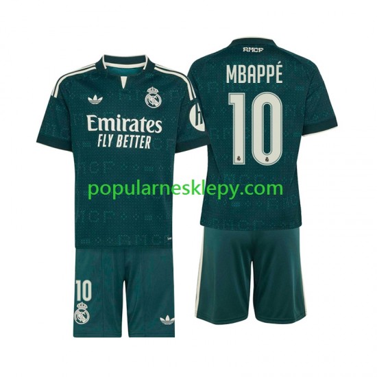 Koszulka Krótka dla Dzieci Real Madryt Drugi strój Kylian Mbappe 10 2026-2027