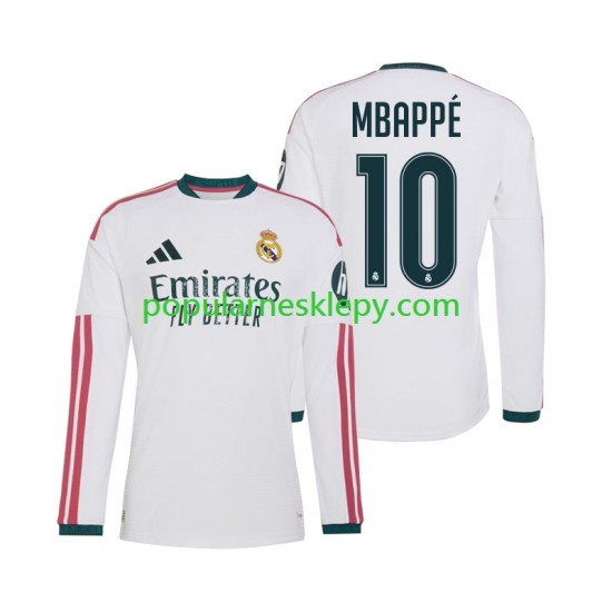 Koszulka Długi Męska Real Madryt Pierwszy strój Kylian Mbappe 10 2026-2027