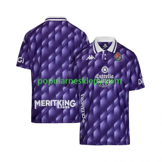 Koszulka Krótka Męska Real Valladolid Pierwszy strój Retro 2025-2026