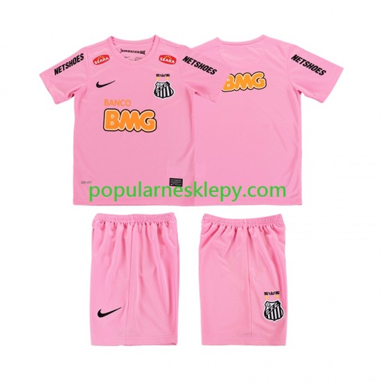 Koszulka Krótka dla Dzieci Czwarty strój Santos Retro 2012 2013