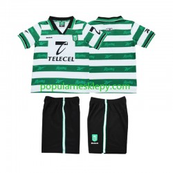 Koszulka Krótka dla Dzieci Sporting CP Pierwszy strój Retro 1999 2000