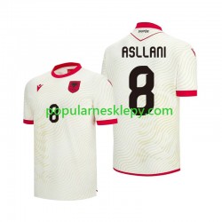 Koszulka Krótka Męska Reprezentacji Albanii Drugi strój Kristjan Asllani 8 World Cup 2026