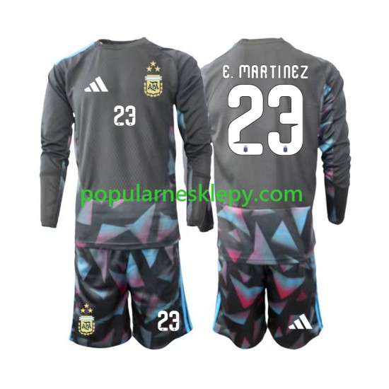 Koszulka Długi dla Dzieci Bramkarz Reprezentacji Argentyny Pierwszy strój Emiliano Martinez 23 World Cup 2026