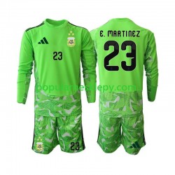 Koszulka Długi dla Dzieci Bramkarz Reprezentacji Argentyny Trzeci strój Emiliano Martinez 23 World Cup 2026