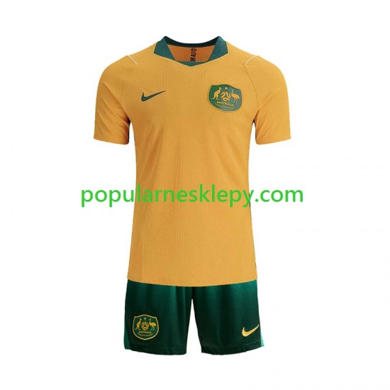 Koszulka Krótka dla Dzieci Reprezentacji Australii Pierwszy strój World Cup 2026
