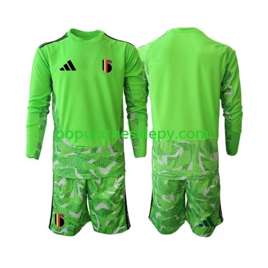 Koszulka Długi dla Dzieci Bramkarz Reprezentacji Belgii Trzeci strój World Cup 2026 Koszulka Długi dla Dzieci Bramkarz Reprezentacji Belgii Trzeci strój World Cup 2026