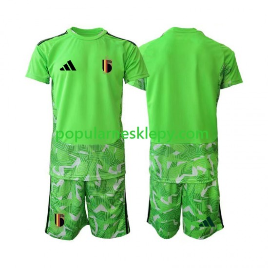 Koszulka Krótka dla Dzieci Bramkarz Reprezentacji Belgii Trzeci strój World Cup 2026 Koszulka Krótka dla Dzieci Bramkarz Reprezentacji Belgii Trzeci strój World Cup 2026