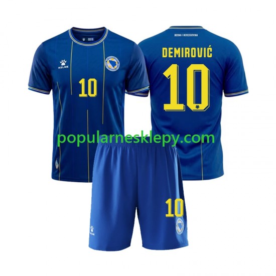 Koszulka Krótka dla Dzieci Pierwszy strój Bosnia Herzegovina Ermedin Demirovic 10 World Cup 2026
