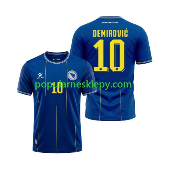 Koszulka Krótka Męska Pierwszy strój Bosnia Herzegovina Ermedin Demirovic 10 World Cup 2026