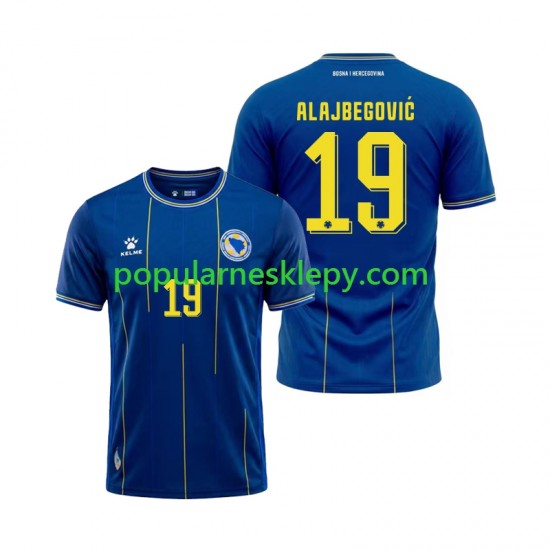 Koszulka Krótka Męska Pierwszy strój Bosnia Herzegovina Kerim Alajbegovic 19 World Cup 2026