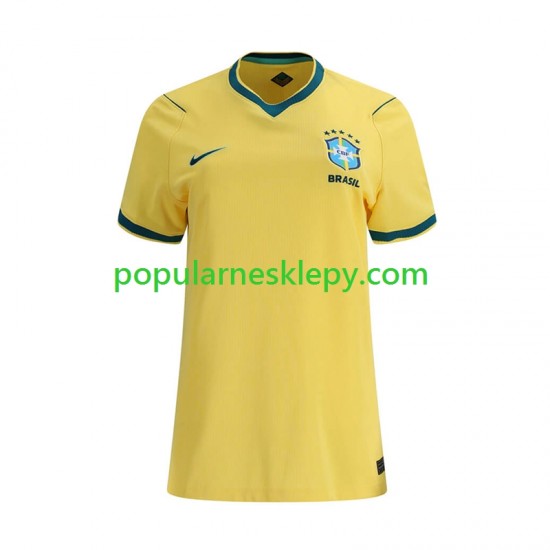 Koszulka Krótka Damska Reprezentacji Brazylii Pierwszy strój World Cup 2026
