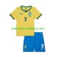 Koszulka Krótka Reprezentacji Brazylii Pierwszy strój Matheus Cunha 9 Chidlren World Cup 2026