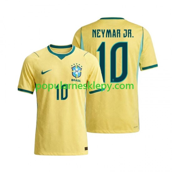 Koszulka Krótka Męska Reprezentacji Brazylii Pierwszy strój Neymar JR 10 World Cup 2026