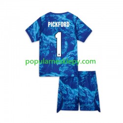 Koszulka Krótka dla Dzieci Bramkarz Reprezentacji Anglii Trzeci strój Jordan Pickford 1 World Cup 2026