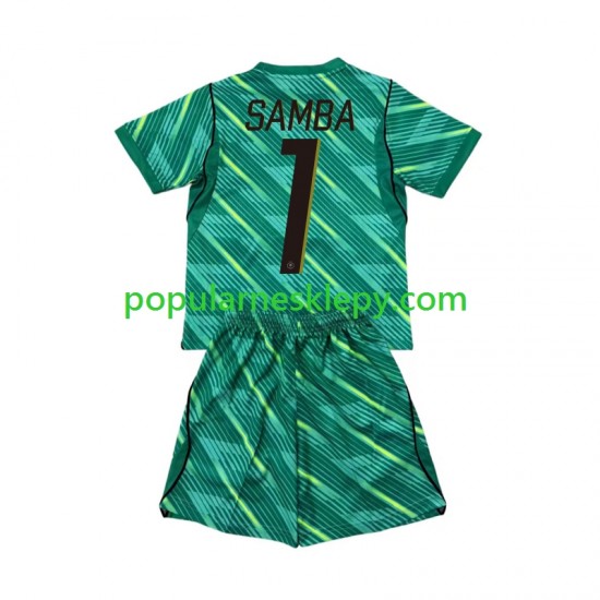 Koszulka Krótka dla Dzieci Bramkarz Reprezentacji Francji Trzeci strój Brice Samba 1 World Cup 2026