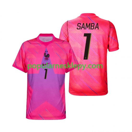 Koszulka Krótka Męska Bramkarz Reprezentacji Francji Drugi strój Brice Samba 1 World Cup 2026
