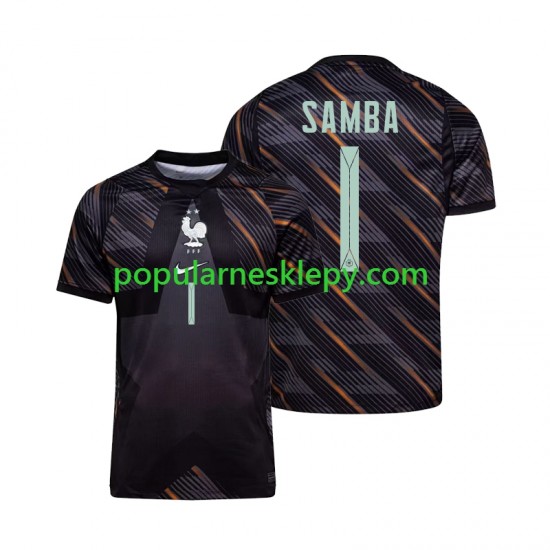 Koszulka Krótka Męska Bramkarz Reprezentacji Francji Pierwszy strój Brice Samba 1 World Cup 2026