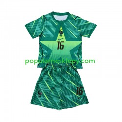 Koszulka Krótka dla Dzieci Bramkarz Reprezentacji Francji Trzeci strój Mike Maignan 16 World Cup 2026