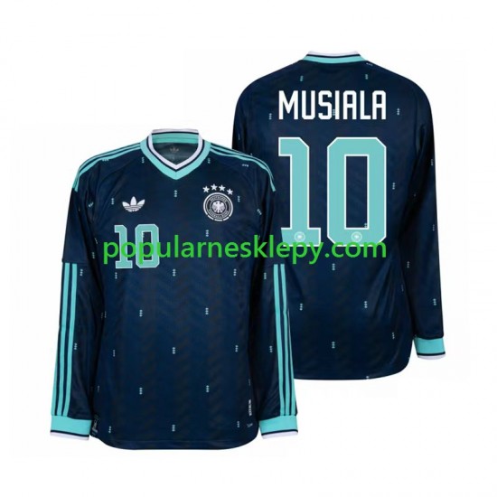 Koszulka Długi Męska Reprezentacji Niemiec Drugi strój Jamal Musiala 10 World Cup 2026 Koszulka Długi Męska Reprezentacji Niemiec Drugi strój Jamal Musiala 10 World Cup 2026