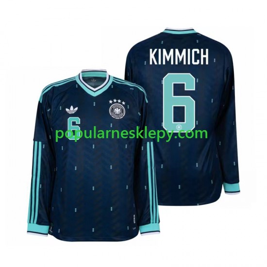 Koszulka Długi Męska Reprezentacji Niemiec Drugi strój Joshua Kimmich 6 World Cup 2026 Koszulka Długi Męska Reprezentacji Niemiec Drugi strój Joshua Kimmich 6 World Cup 2026
