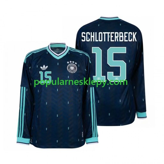 Koszulka Długi Męska Reprezentacji Niemiec Drugi strój Nico Schlotterbeck 15 World Cup 2026
