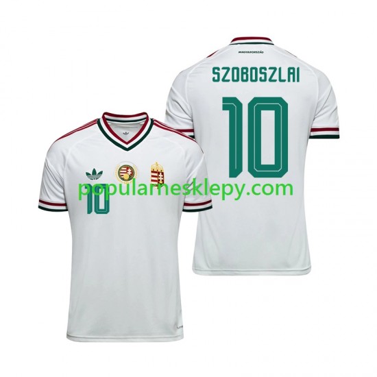 Koszulka Krótka Męska Reprezentacji Węgier Drugi strój Dominik Szoboszlai 10 World Cup 2026